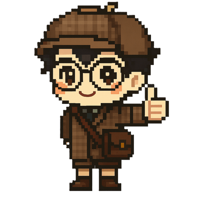 Thumbs up chibi character